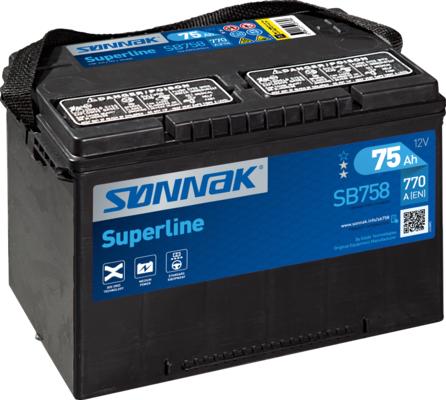Sonnak SB708 - Стартерна акумуляторна батарея, АКБ autocars.com.ua
