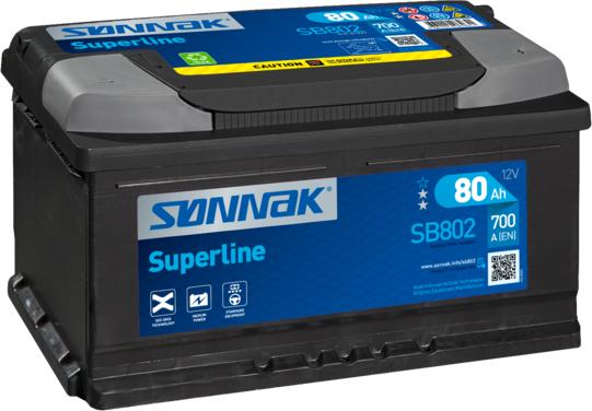 Sonnak SB802 - Стартерна акумуляторна батарея, АКБ autocars.com.ua