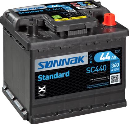 Sonnak SC440 - Стартерная аккумуляторная батарея, АКБ autodnr.net