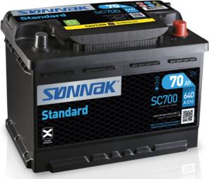 Sonnak SC700 - Стартерна акумуляторна батарея, АКБ autocars.com.ua