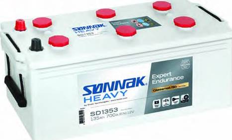 Sonnak SD1353 - Стартерная аккумуляторная батарея, АКБ autodnr.net