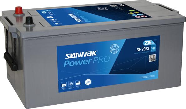 Sonnak SF2353 - Стартерна акумуляторна батарея, АКБ autocars.com.ua
