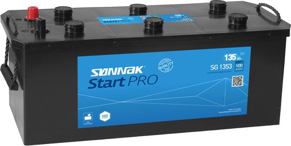Sonnak SG1353 - Стартерная аккумуляторная батарея, АКБ autodnr.net