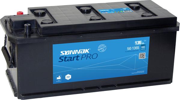 Sonnak SG1355 - Стартерная аккумуляторная батарея, АКБ autodnr.net