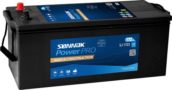 Sonnak SJ1723 - Стартерная аккумуляторная батарея, АКБ autodnr.net