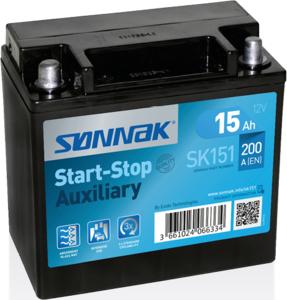 Sonnak SK151 - Стартерна акумуляторна батарея, АКБ autocars.com.ua
