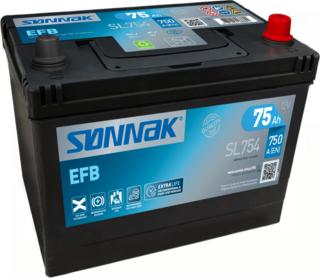 Sonnak SL754 - Стартерная аккумуляторная батарея, АКБ autodnr.net