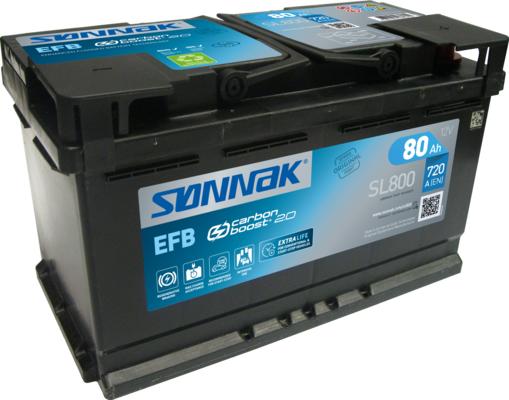 Sonnak SL800 - Стартерна акумуляторна батарея, АКБ autocars.com.ua