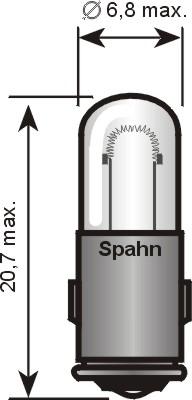 Spahn Glühlampen 4603 - Лампа розжарювання, Освітлення салону autocars.com.ua