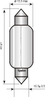 Spahn Glühlampen 6241 - Лампа розжарювання, ліхтар покажчика повороту autocars.com.ua