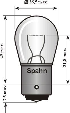 Spahn Glühlampen 4010HD - Лампа розжарювання, ліхтар покажчика повороту autocars.com.ua