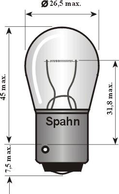 Spahn Glühlampen 4012 - Лампа накаливания, фонарь указателя поворота autodnr.net