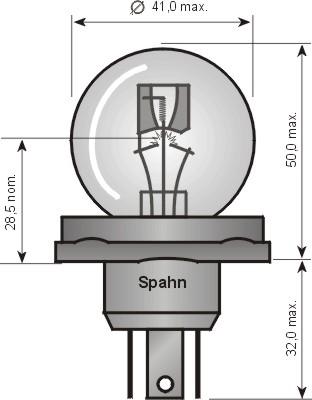 Spahn Glühlampen 45152 - Лампа накаливания, фара дальнего света autodnr.net