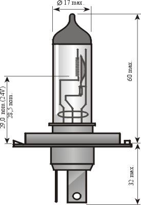 Spahn Glühlampen 54182LL - Лампа розжарювання, фара дальнього світла autocars.com.ua