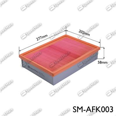 SpeedMate SM-AFK003 - Повітряний фільтр autocars.com.ua