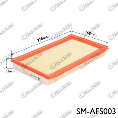 SpeedMate SM-AFS003 - Воздушный фильтр avtokuzovplus.com.ua