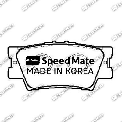 SpeedMate SM-BPJ010 - Гальмівні колодки, дискові гальма autocars.com.ua