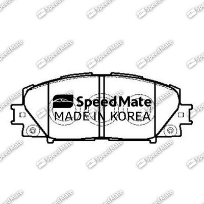 SpeedMate SM-BPJ234 - Тормозные колодки, дисковые, комплект autodnr.net