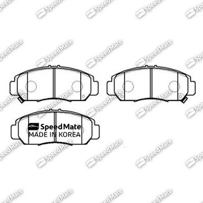 SpeedMate SM-BPJ274 - Тормозные колодки, дисковые, комплект avtokuzovplus.com.ua