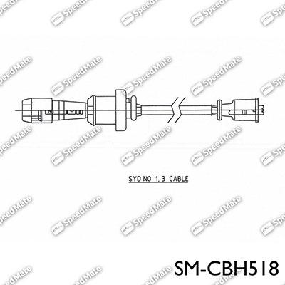 SpeedMate SM-CBH518 - Комплект проводів запалювання autocars.com.ua
