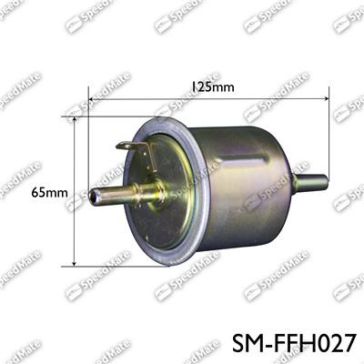 SpeedMate SM-FFH027 - Паливний фільтр autocars.com.ua