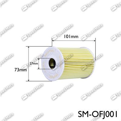 SpeedMate SM-OFJ001 - Фільтр масляний двигуна NISSAN вир-во SPEEDMATE. Korea autocars.com.ua