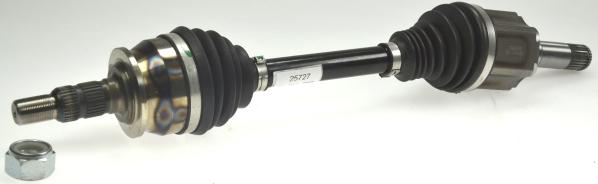 Spidan 25727 - Приводний вал autocars.com.ua