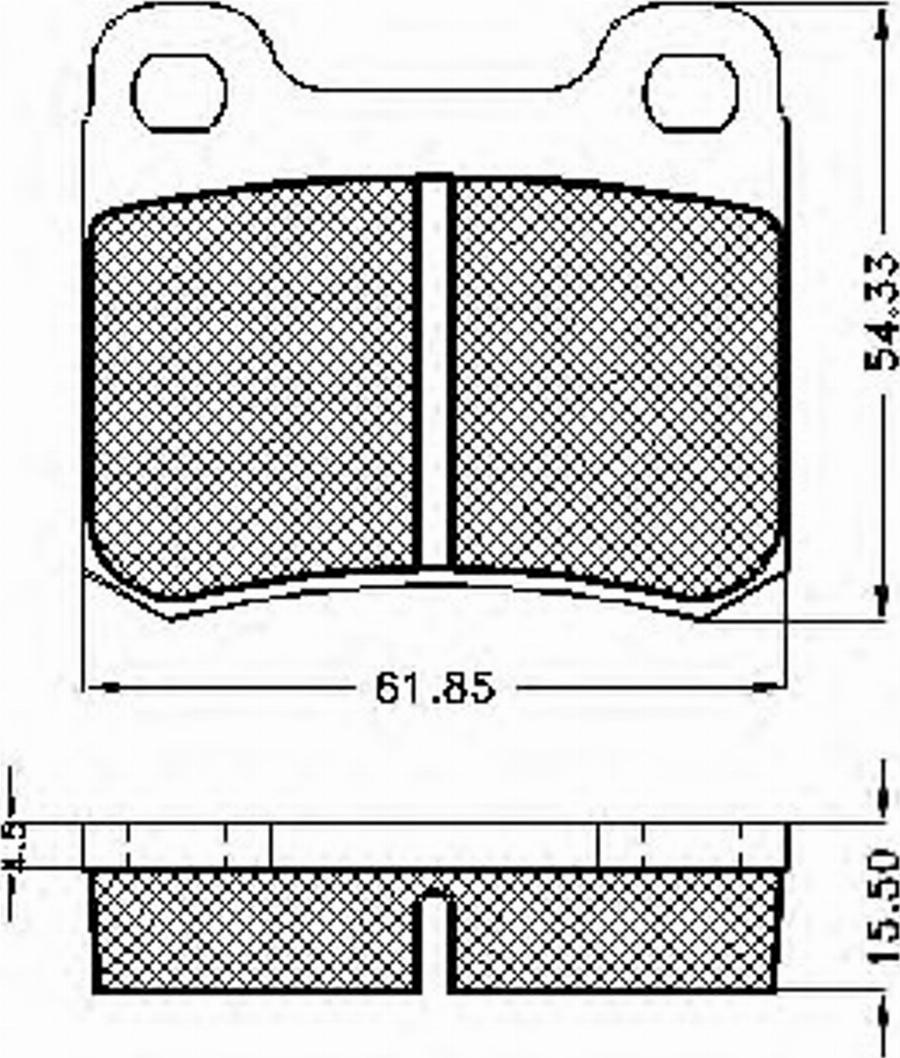 Spidan 30008 - Тормозные колодки, дисковые, комплект avtokuzovplus.com.ua