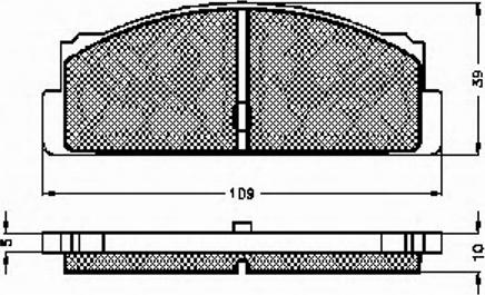 Spidan 30009 - Тормозные колодки, дисковые, комплект avtokuzovplus.com.ua