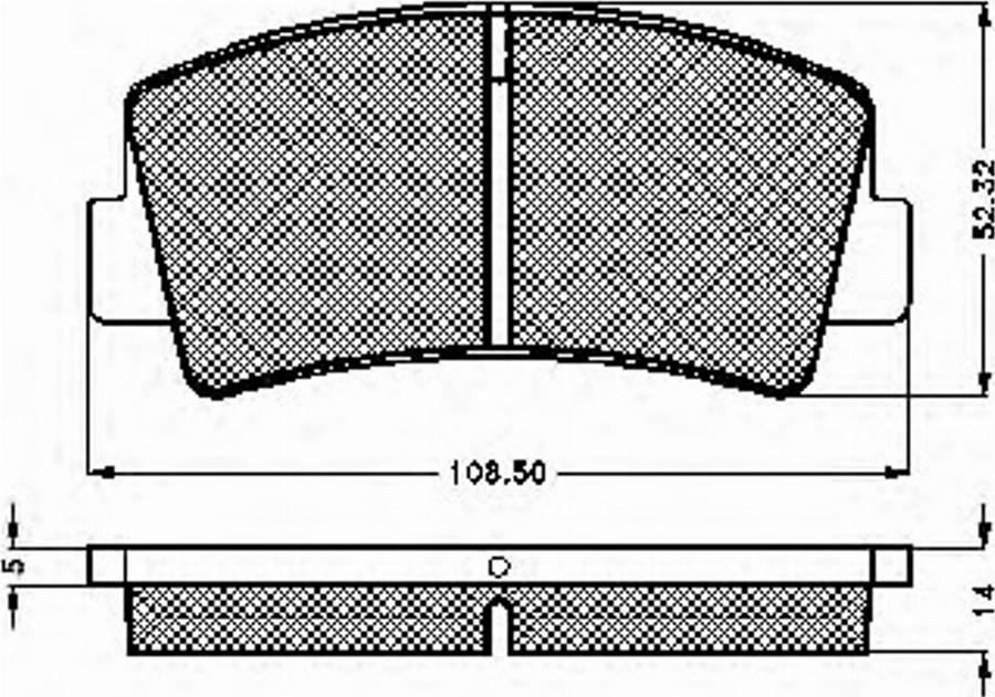 Spidan 30022 - Тормозные колодки, дисковые, комплект autodnr.net