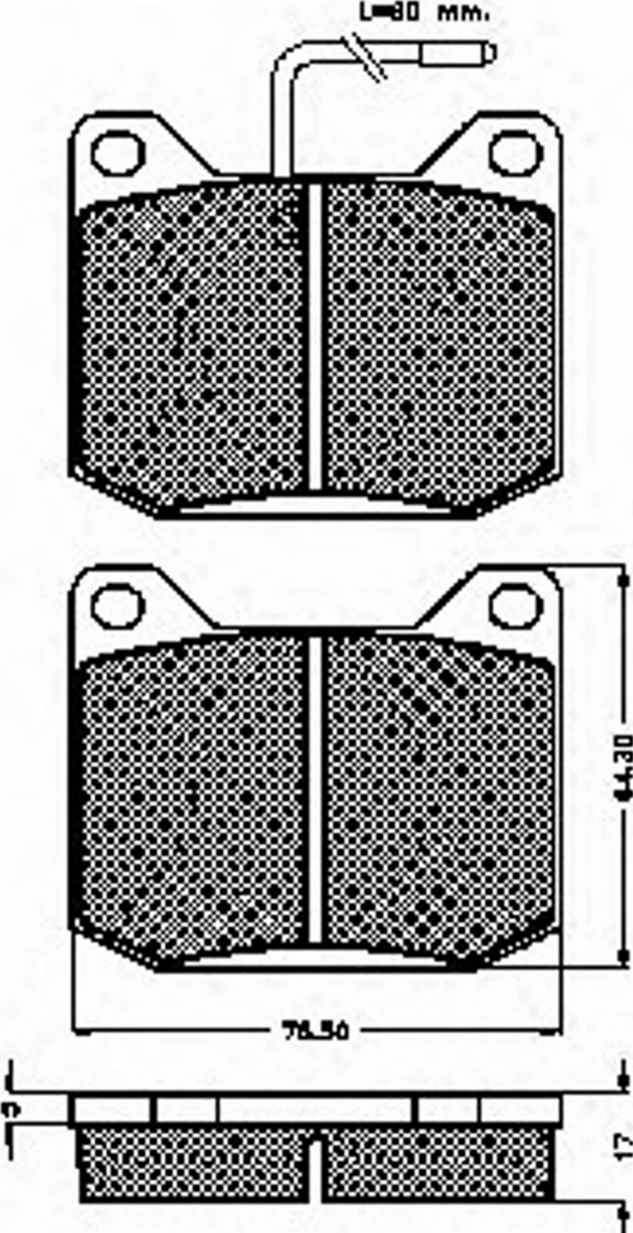 Spidan 30023 - Тормозные колодки, дисковые, комплект avtokuzovplus.com.ua