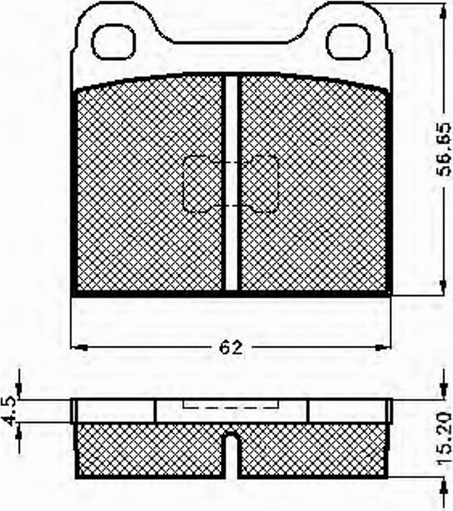 Spidan 30065 - Тормозные колодки, дисковые, комплект avtokuzovplus.com.ua