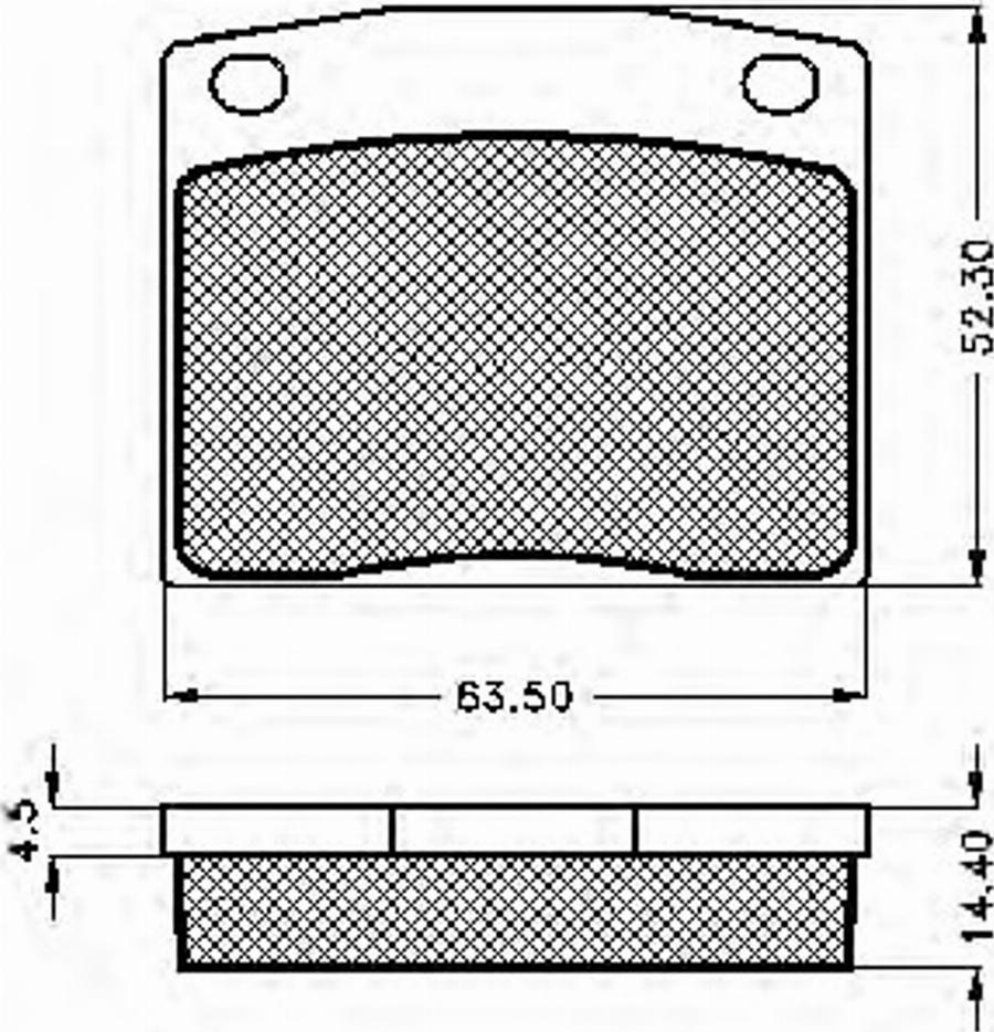 Spidan 30075 - Тормозные колодки, дисковые, комплект avtokuzovplus.com.ua