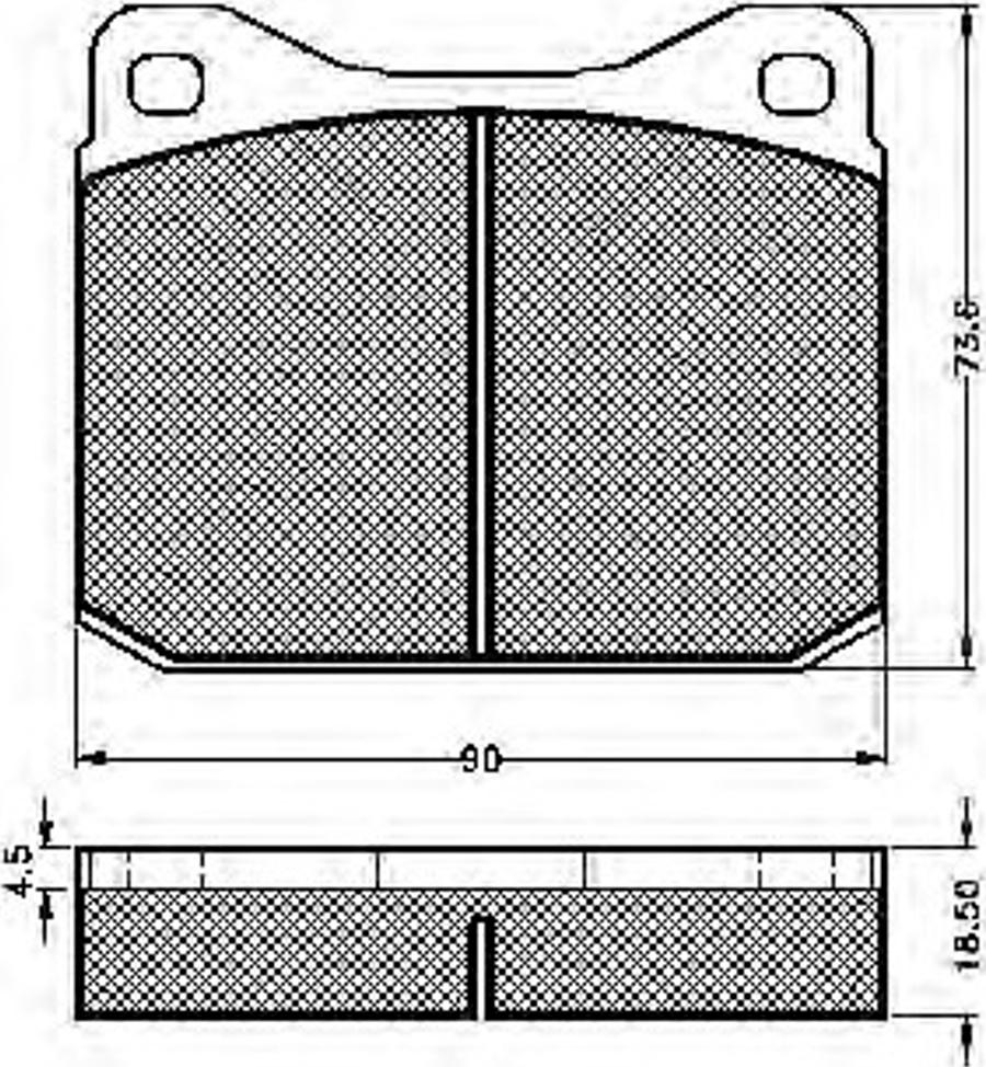 Spidan 30082 - Тормозные колодки, дисковые, комплект avtokuzovplus.com.ua