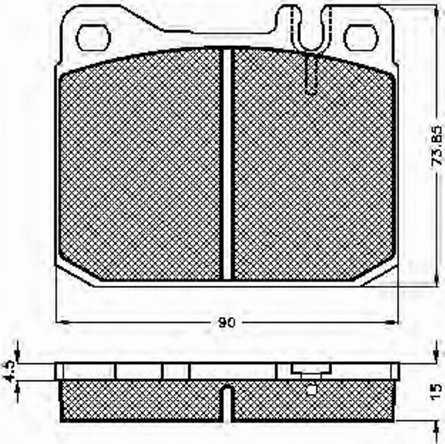 Spidan 30089 - Тормозные колодки, дисковые, комплект avtokuzovplus.com.ua