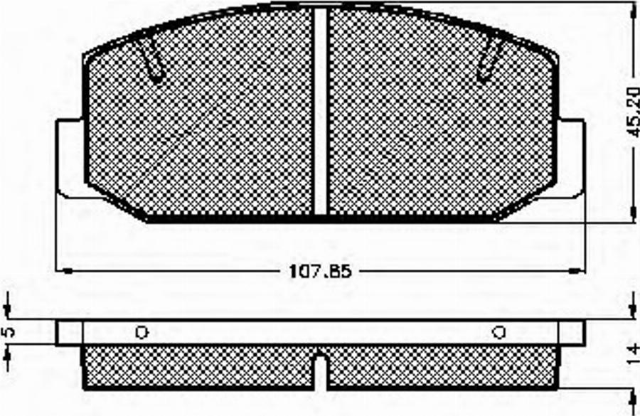 Spidan 30135 - Тормозные колодки, дисковые, комплект avtokuzovplus.com.ua