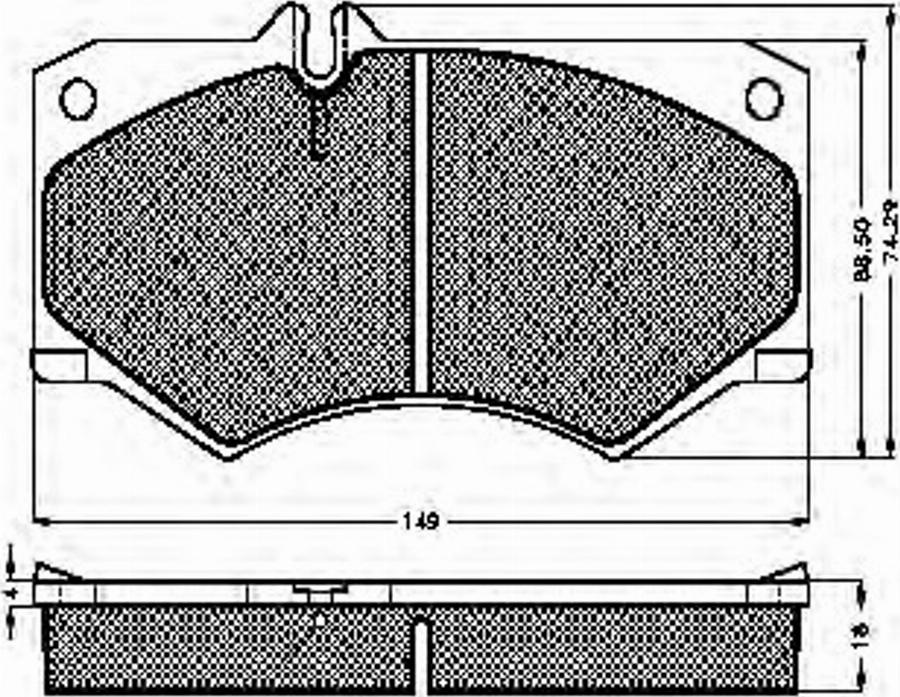 Spidan 30153 - Тормозные колодки, дисковые, комплект avtokuzovplus.com.ua