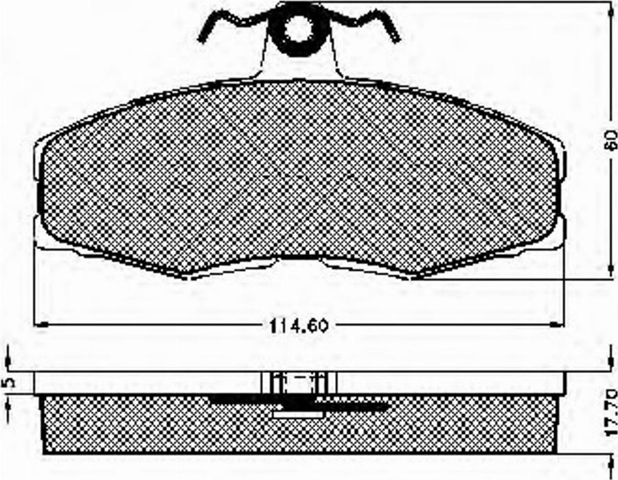 Spidan 30176 - Тормозные колодки, дисковые, комплект autodnr.net