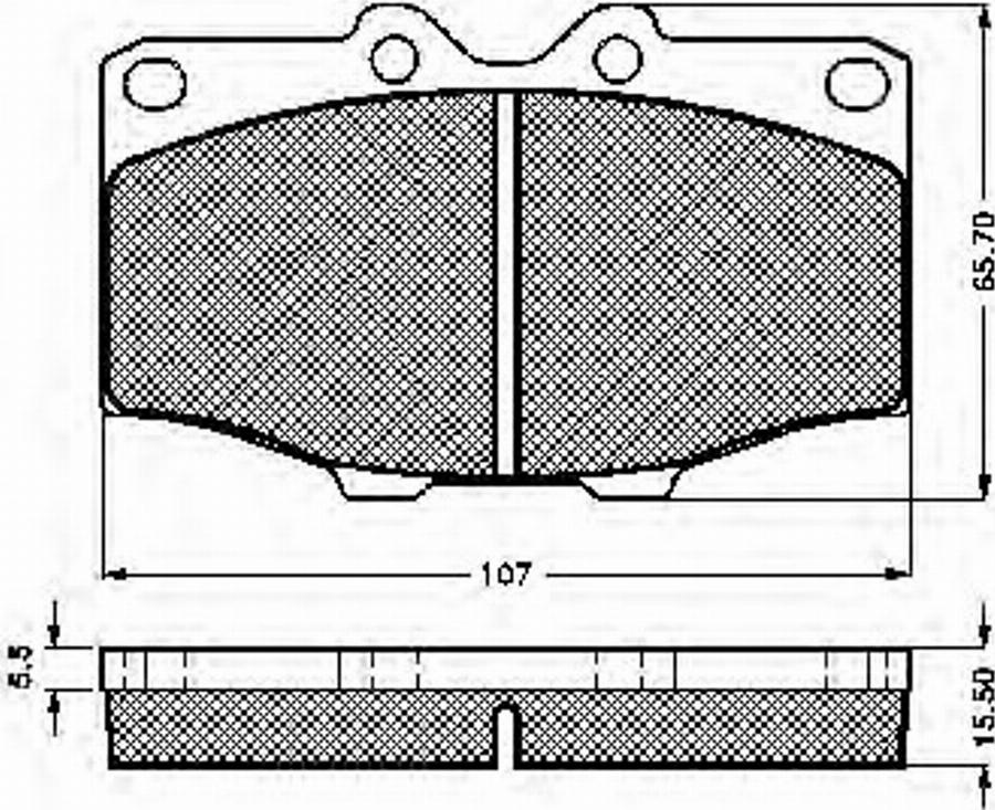 Spidan 30186 - Тормозные колодки, дисковые, комплект autodnr.net