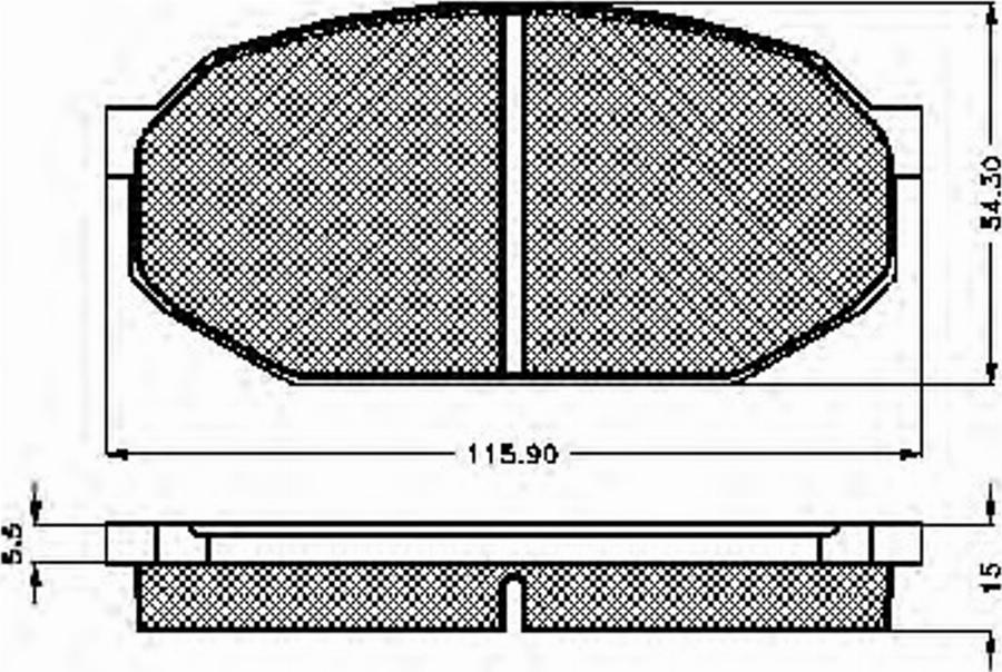 Spidan 30189 - Тормозные колодки, дисковые, комплект avtokuzovplus.com.ua