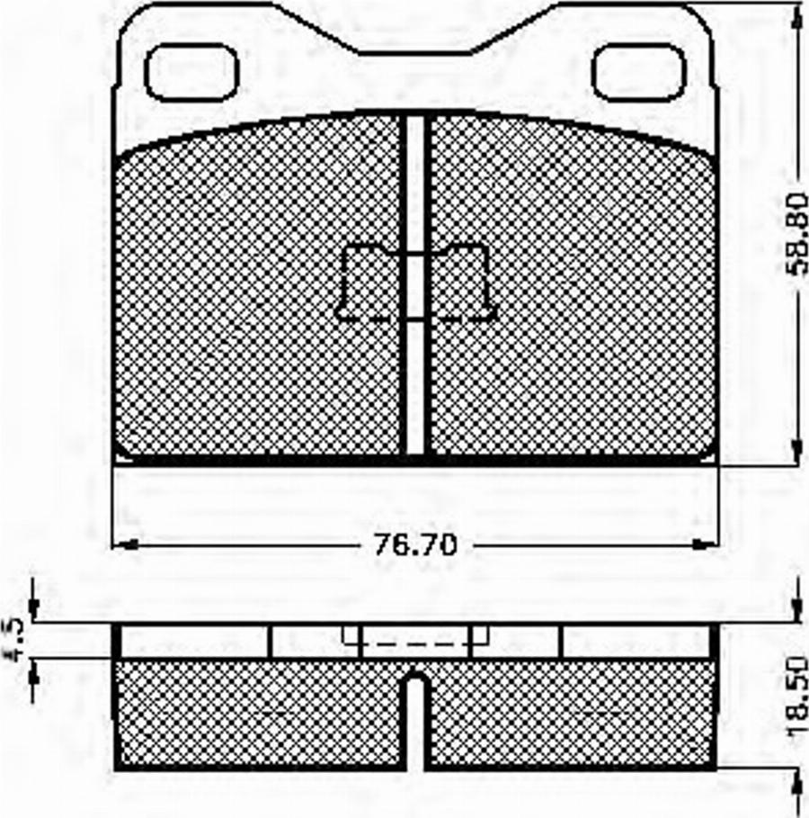 Spidan 30193 - Тормозные колодки, дисковые, комплект avtokuzovplus.com.ua