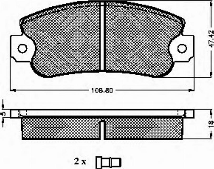 Spidan 30208 - Тормозные колодки, дисковые, комплект autodnr.net