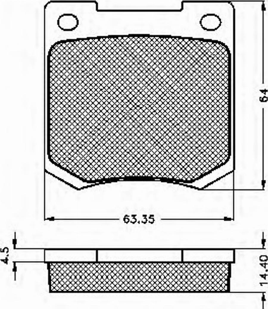 Spidan 30223 - Тормозные колодки, дисковые, комплект avtokuzovplus.com.ua