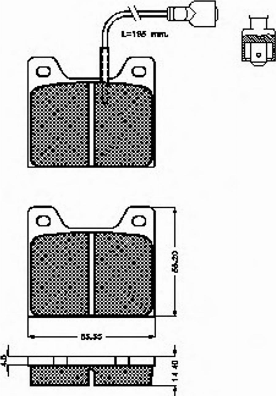 Spidan 30241 - Тормозные колодки, дисковые, комплект autodnr.net