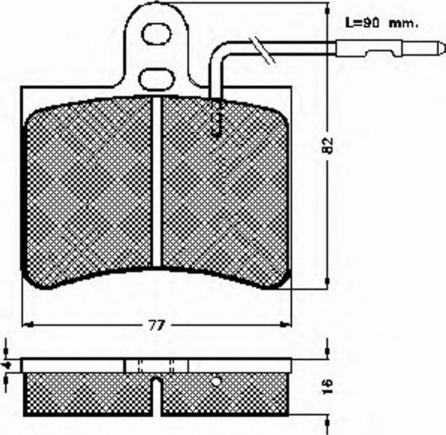 Spidan 30603 - Тормозные колодки, дисковые, комплект autodnr.net