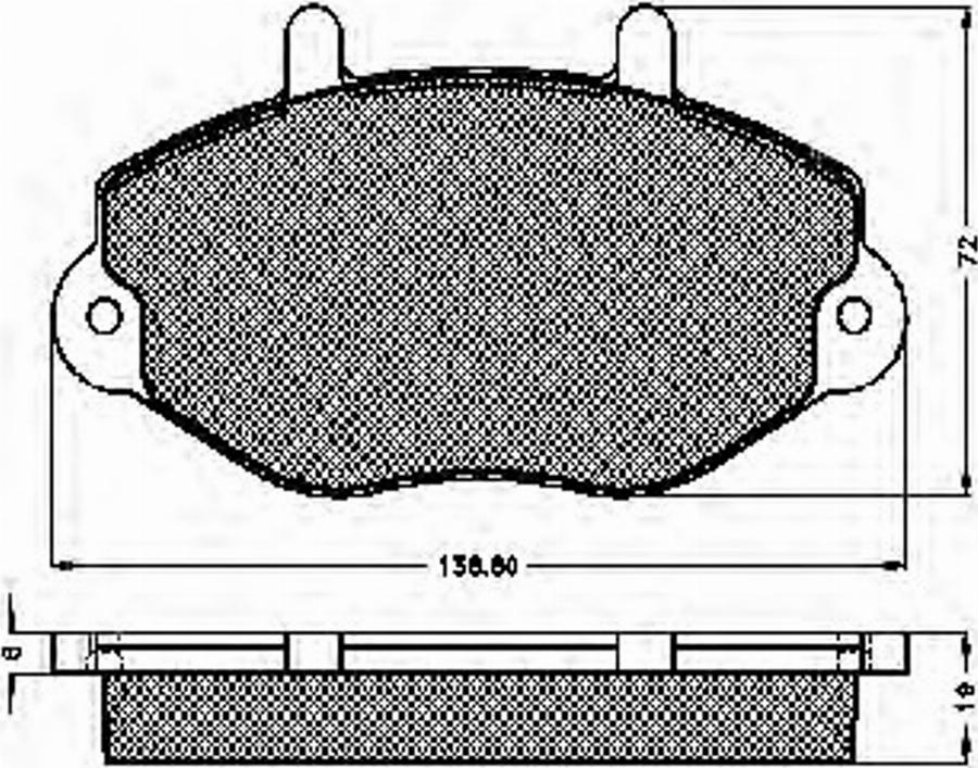 Spidan 30959 - Тормозные колодки, дисковые, комплект autodnr.net