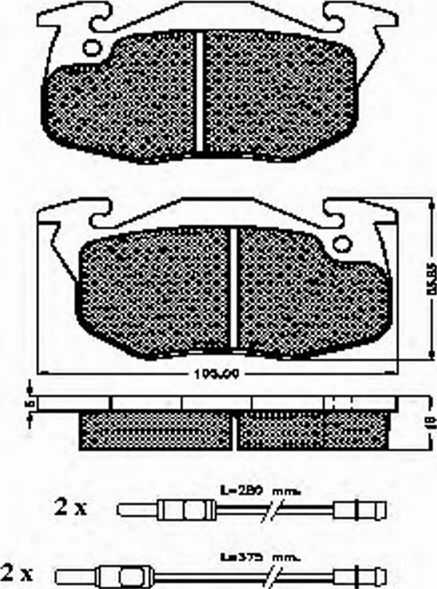 Spidan 30974 - Тормозные колодки, дисковые, комплект autodnr.net