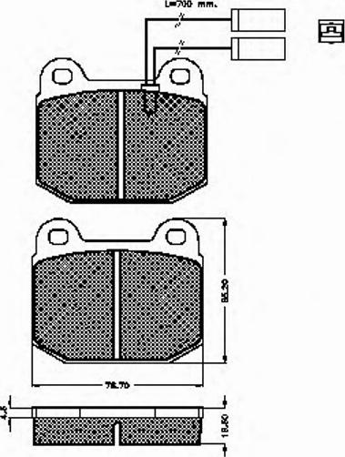 Spidan 31016 - Тормозные колодки, дисковые, комплект autodnr.net