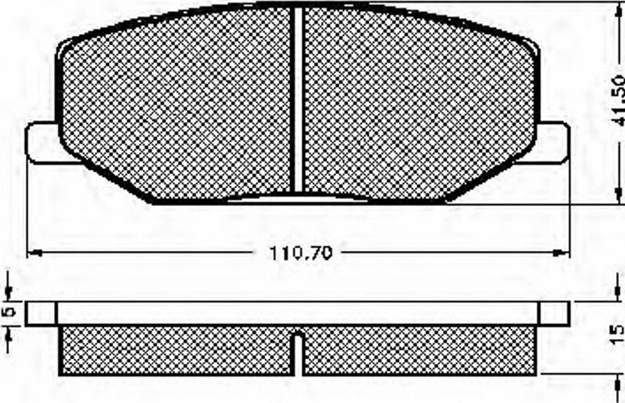 Spidan 31020 - Тормозные колодки, дисковые, комплект avtokuzovplus.com.ua