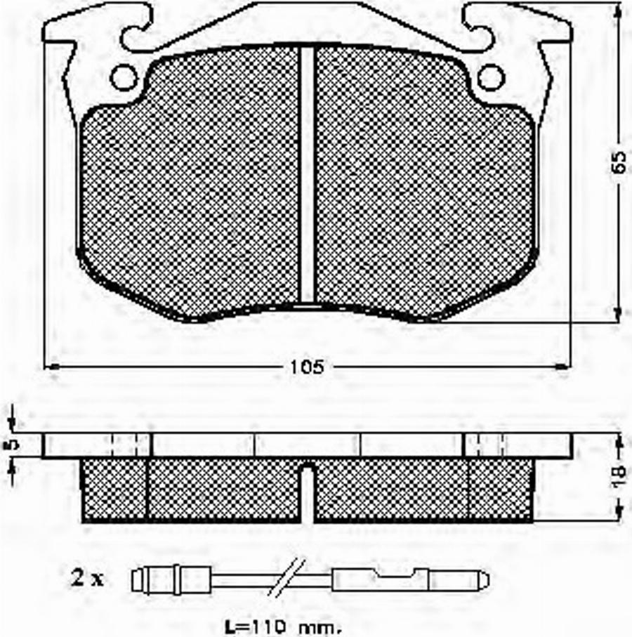 Spidan 31024 - Тормозные колодки, дисковые, комплект avtokuzovplus.com.ua